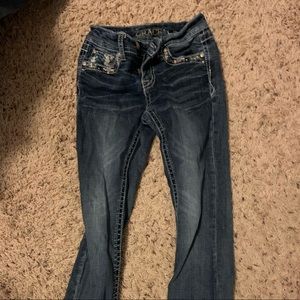 Girls size 8 boot cut jeans